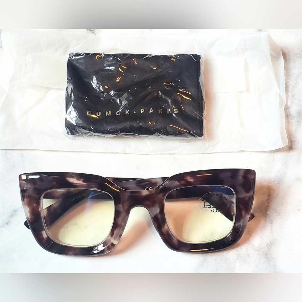 Retro Vintage Style Oversized Tortoise Shell Reading Glasses NEW